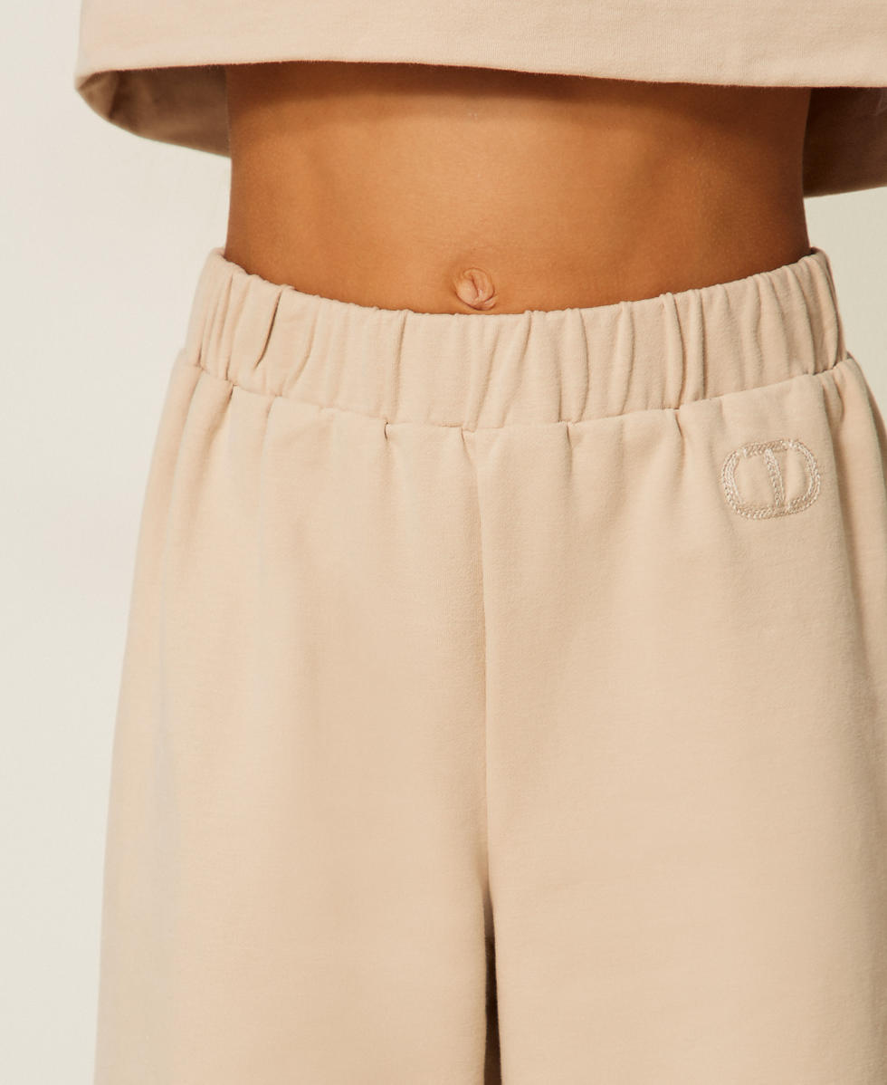 Pantalon ample en molleton Beige &laquo;&nbsp;Crystal Sand Dark&nbsp;&raquo; Fille 252GJ2061_12690_04