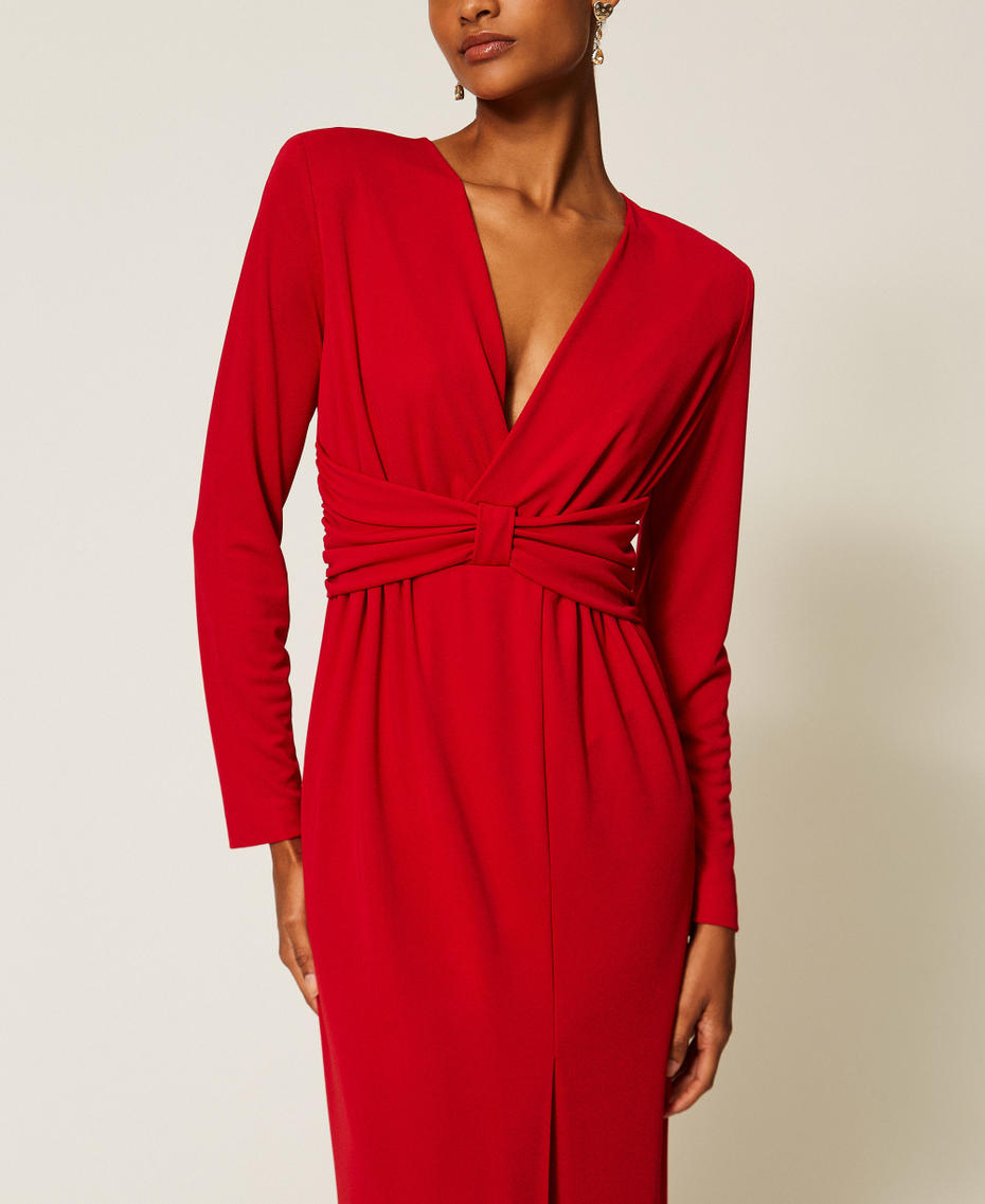 Long dress with draping Bloody Mary Woman 262TT2412_13464_04