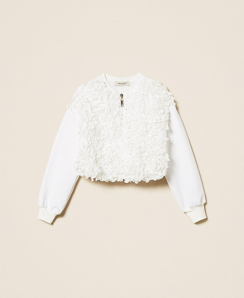 Sweatshirt with roses Off White Girl 261GJ2Q64_00526_S0