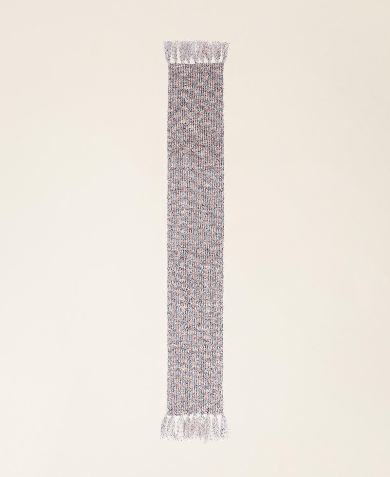 Multi-colour knit scarf Multicolour Tweed Woman 252AA4081_12702_05