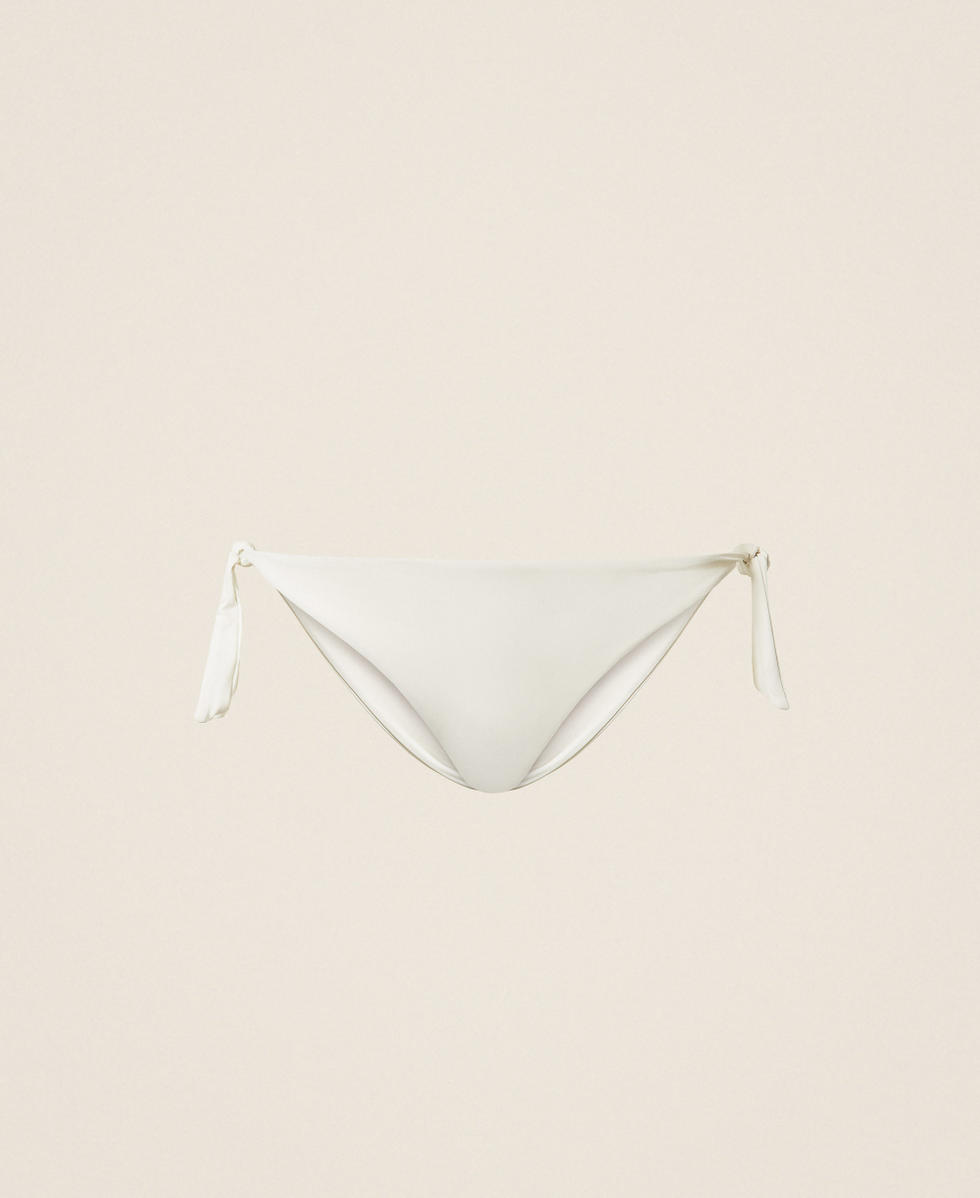 Bikini thong with logo