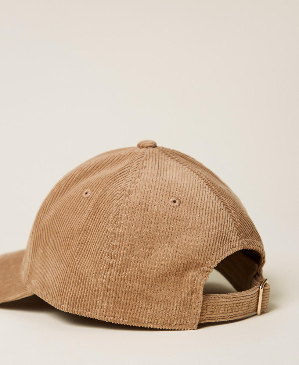 Cappello da baseball in velluto Marrone "Tobacco Brown" Donna 262TA4120_11272_02