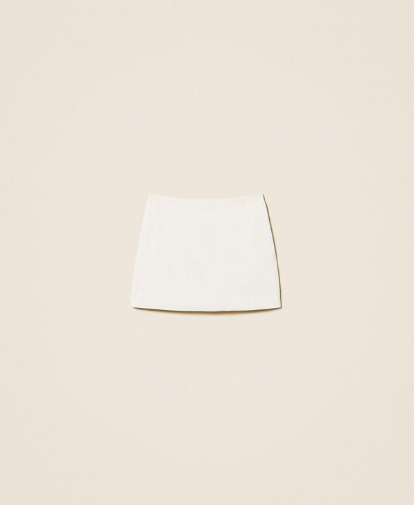 Embroidered miniskirt