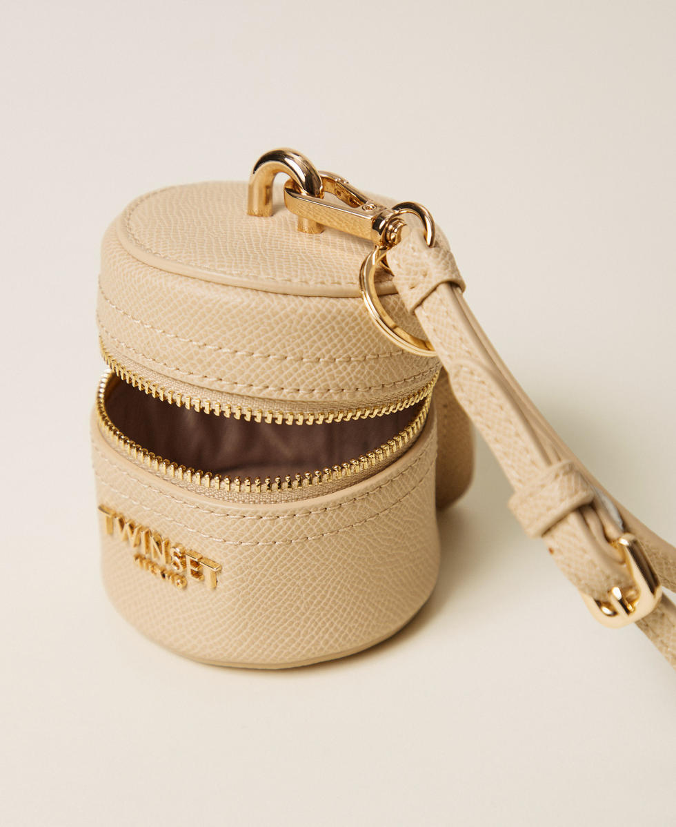 &Eacute;tui cylindrique pour &eacute;couteurs avec logo Beige &laquo;&nbsp;Delicate Sand&nbsp;&raquo; Femme 261TH7038_13161_02