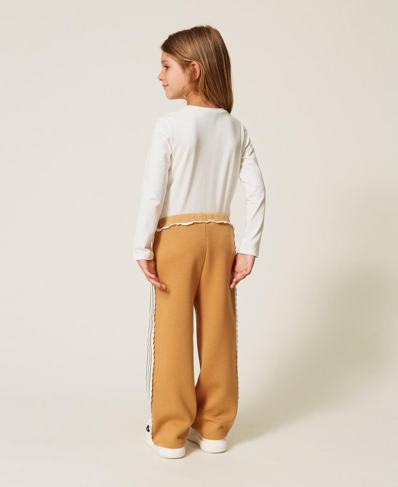 Baby-T-Shirt in Regular-Fit mit gesticktem Logo Wei&szlig; Schnee M&auml;dchen 262GB2123_00282_03