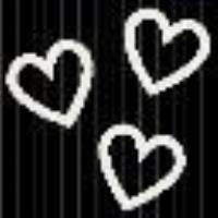 Jumper with embroidered hearts Two-tone Black/Off White Embroidery Woman 13486_C