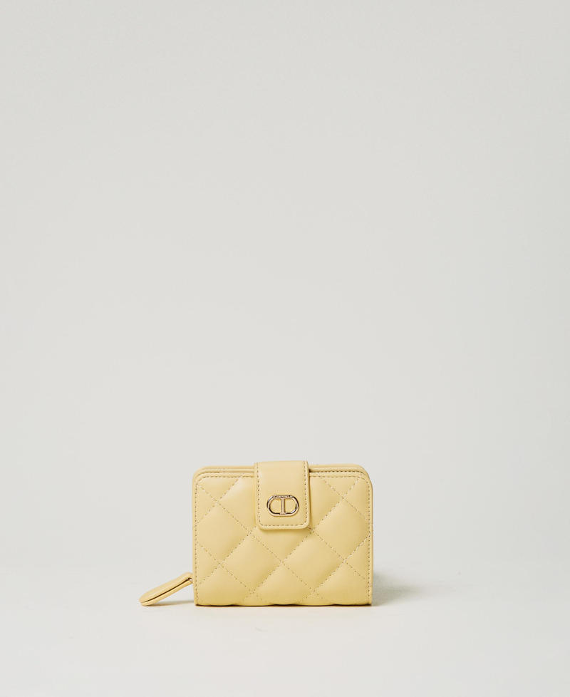 ‘Audrey‘ quilted wallet Pale Yellow Woman 251TB7376_12144_01
