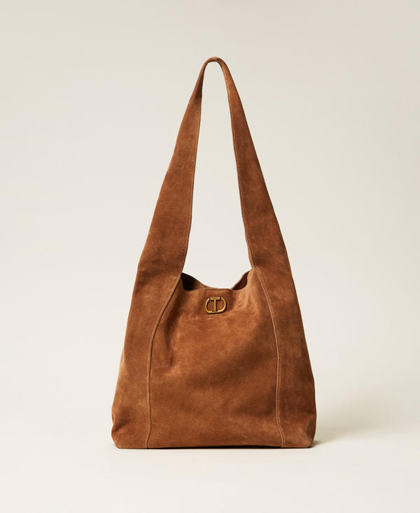 Suede 'Ventotene' hobo bag
