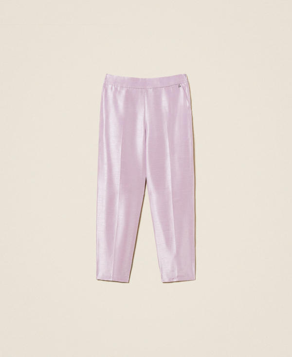 Брюки из шантунга