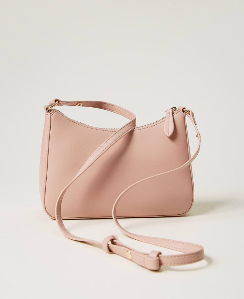 Mini hobo bag with logo Parisienne Pink Woman 251TH7021_00714_03