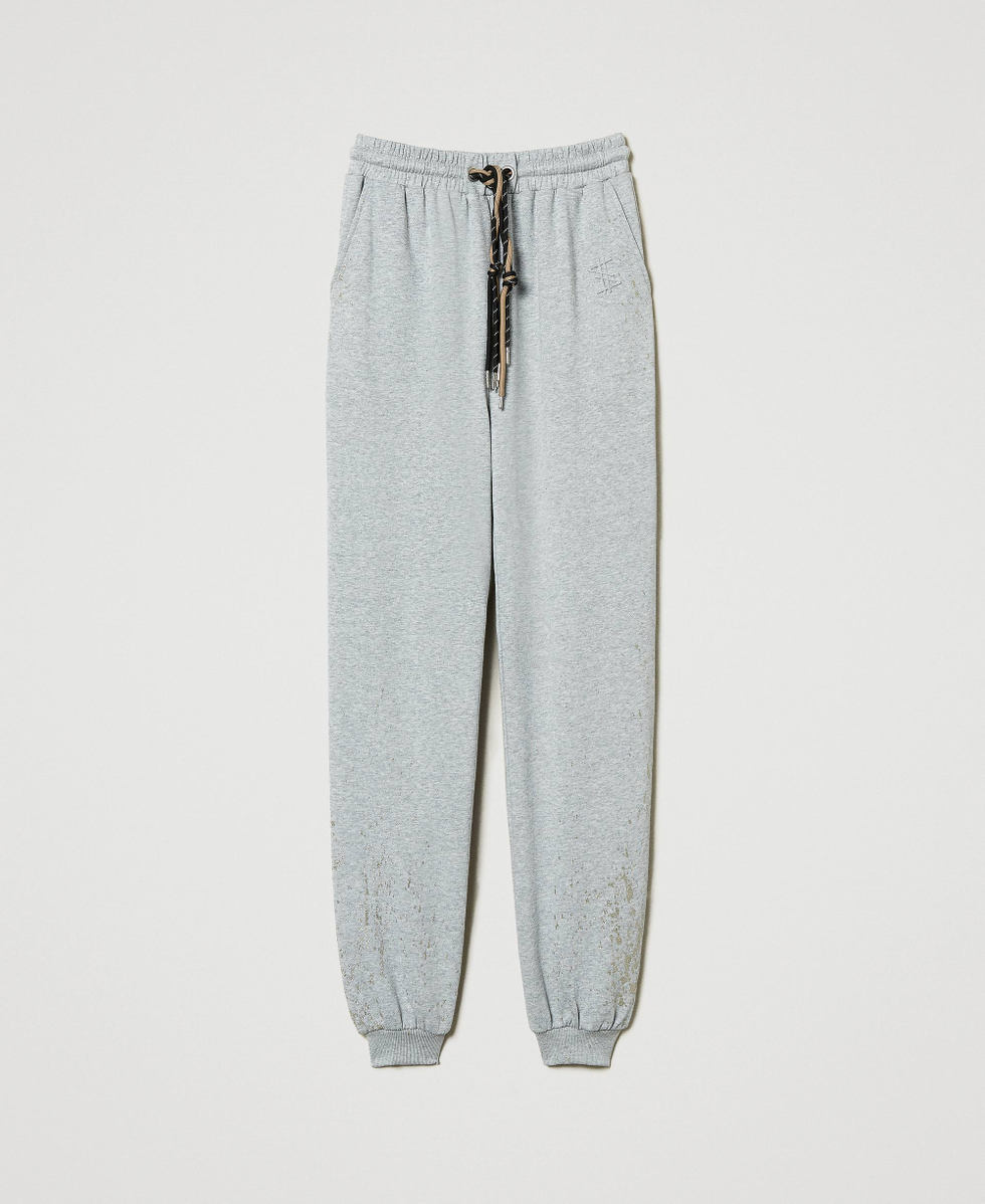MYFO joggers with glitter print
