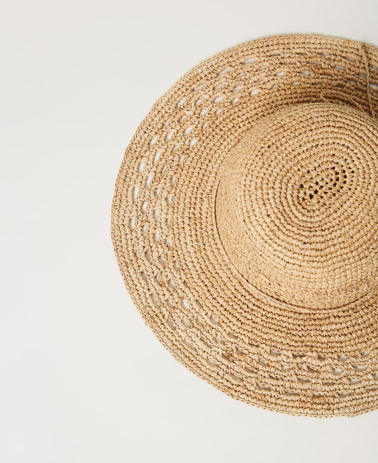 Openwork raffia hat Straw Woman 251LM5BNN_00193_03
