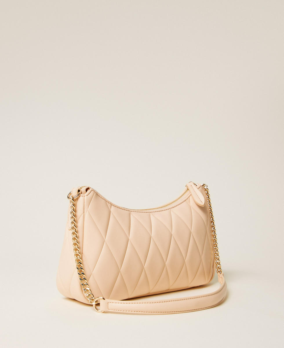 Quilted shoulder bag Peach Pink Woman 261TB7284_11750_03