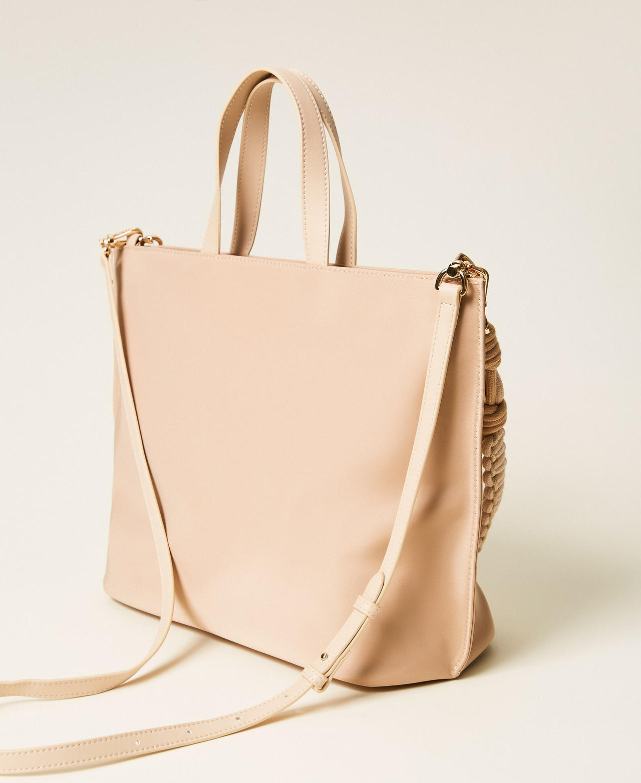 Cabas avec logo Beige « Delicate Sand » Femme 261TB7520_13161_03