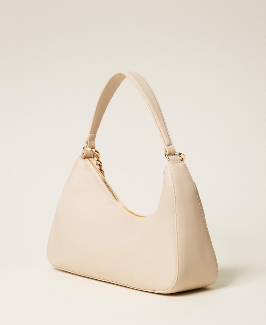 Liliane medium leather bag Delicate Sand Beige Woman 999TB7011_13161_03
