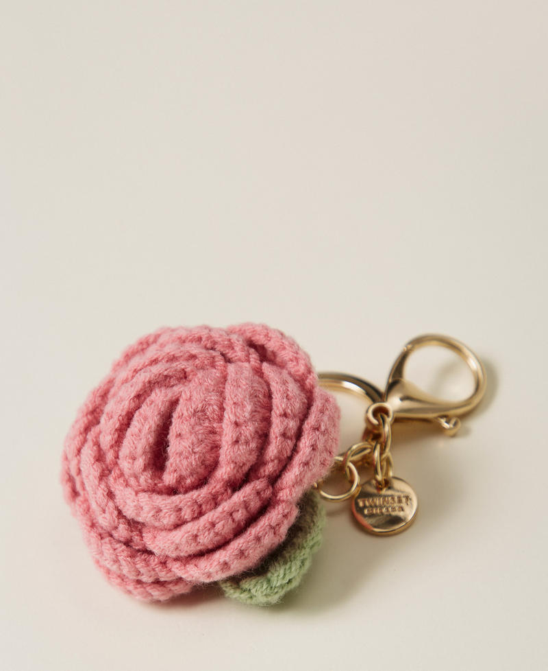 Rose crochet key ring Cashmere Rose Woman 261TH7044_12631_02
