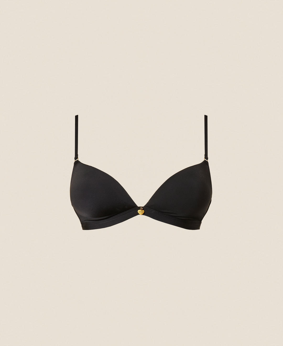 Soutien-gorge triangle en charmeuse