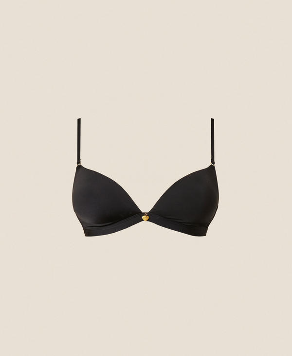 Charmeuse triangle bra