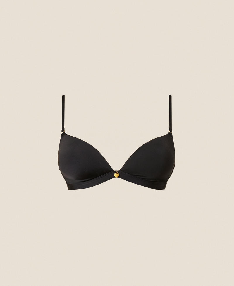 Charmeuse triangle bra Black Woman 261LL6B22_00006_S0