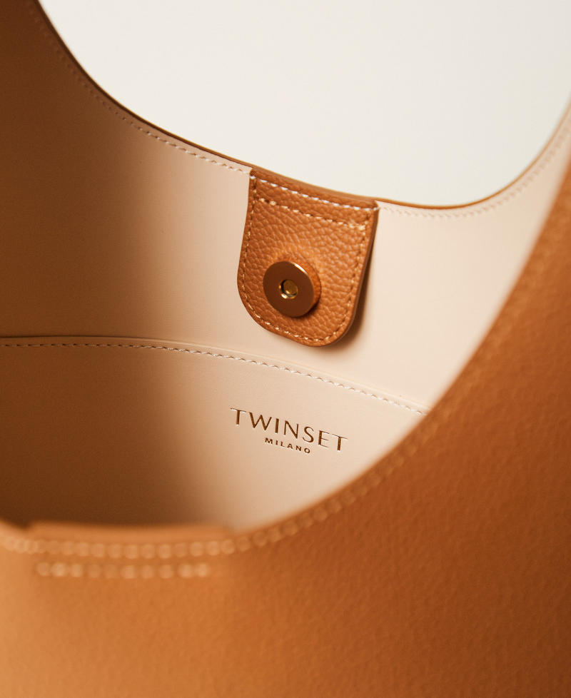 Hobo bag with rope handle Leather Brown Woman 261TD8190_00057_04