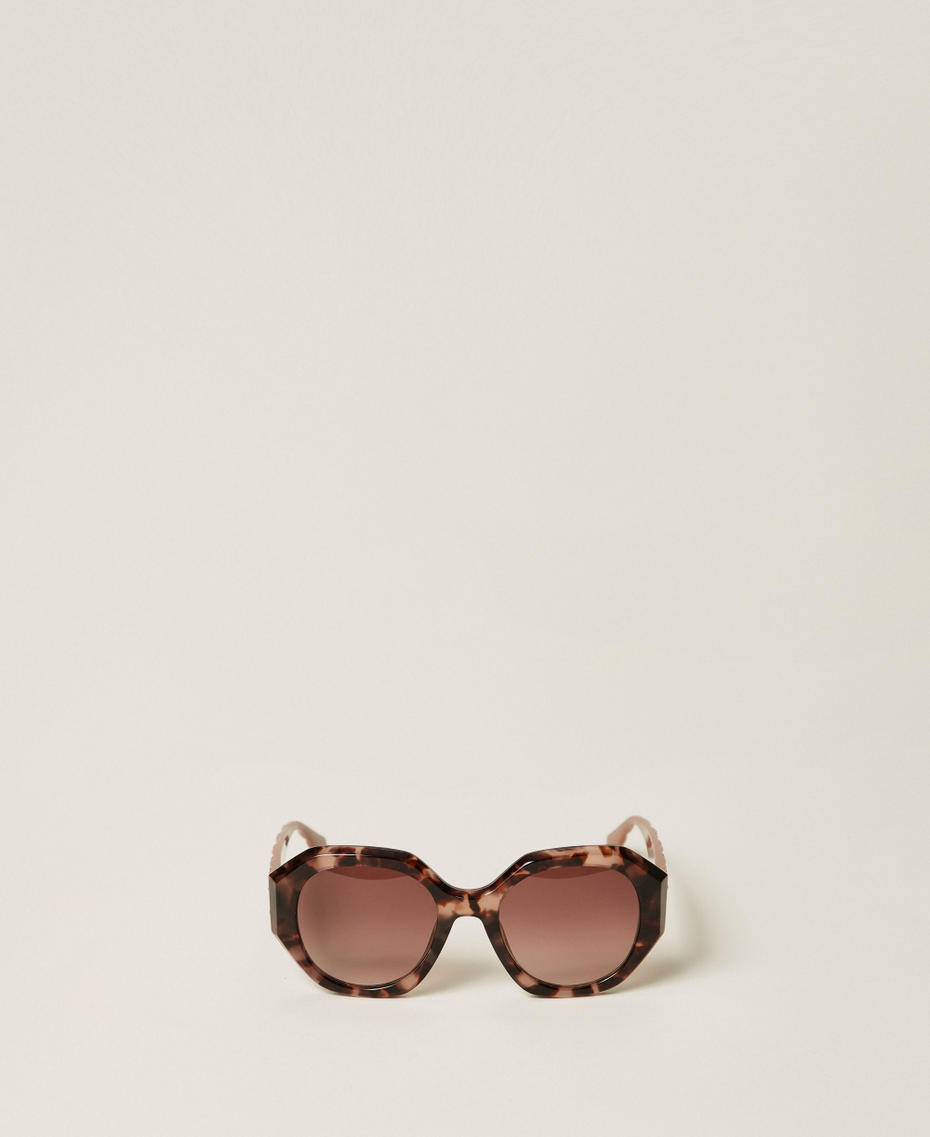 Солнцезащитные очки оверсайз Пятнистый женщина 999TZ5068_13141_01