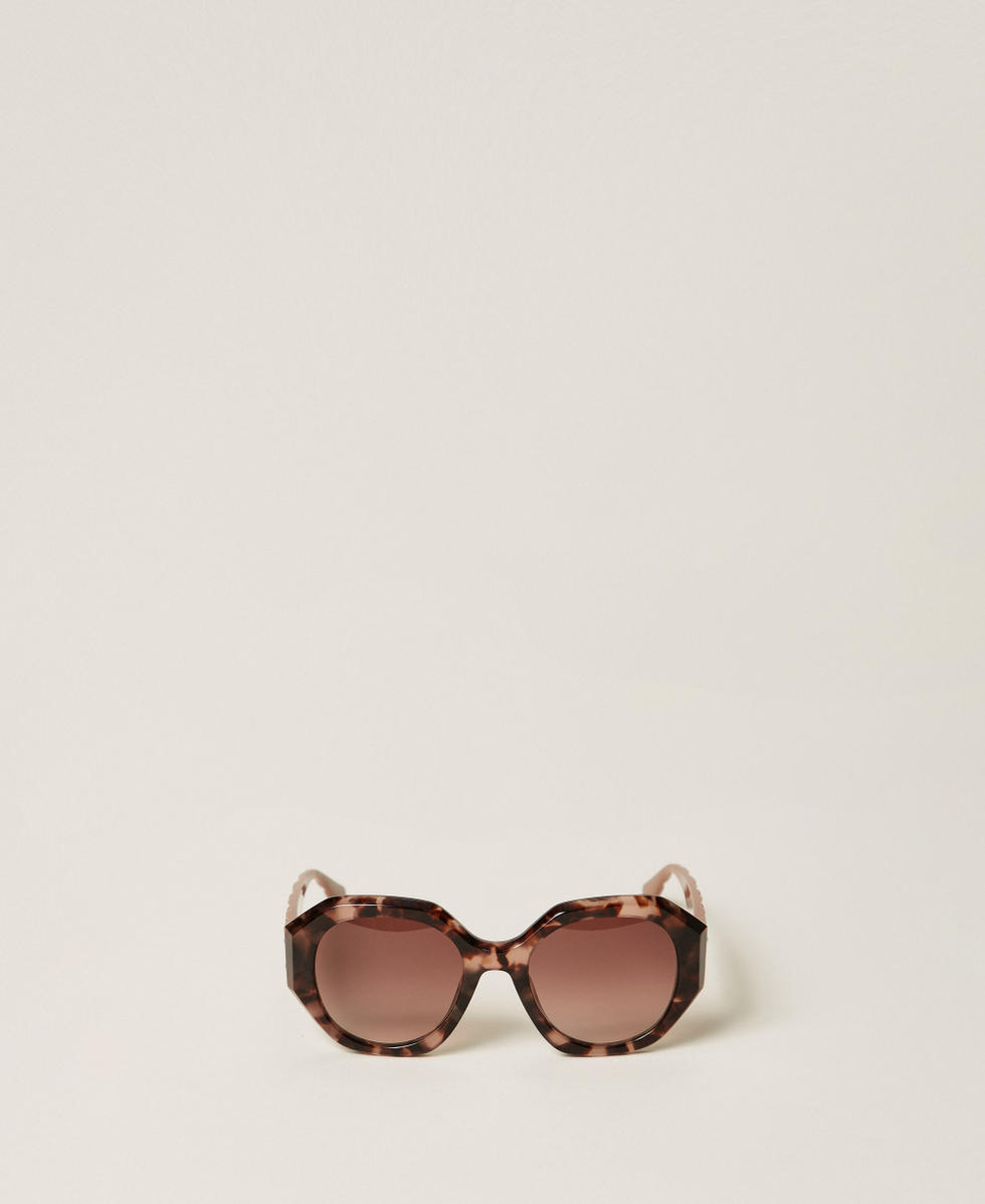 Oversized sunglasses Spotted Woman 999TZ5068_13141_01