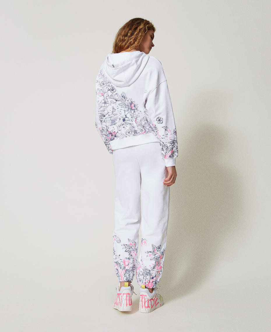 MYFO joggers with print Sprayed Toile de Jouy Woman 251AQ2031_12432_03