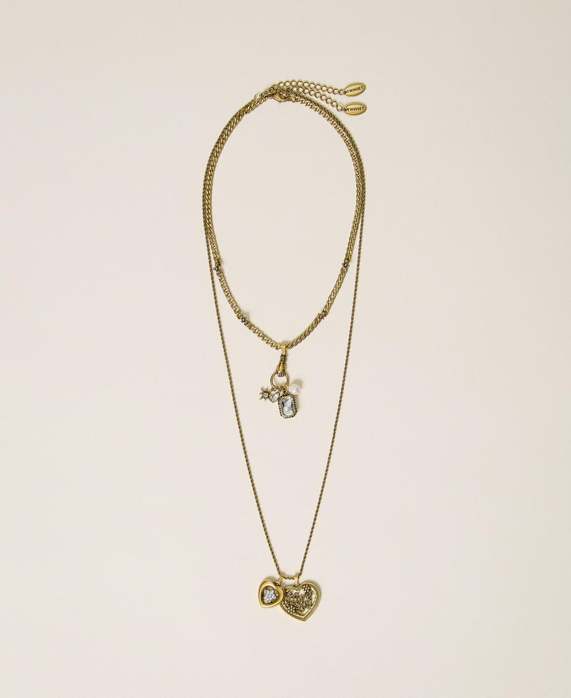 Set di collane con ciondoli Natural Old Gold Donna 262TO5390_13015_01