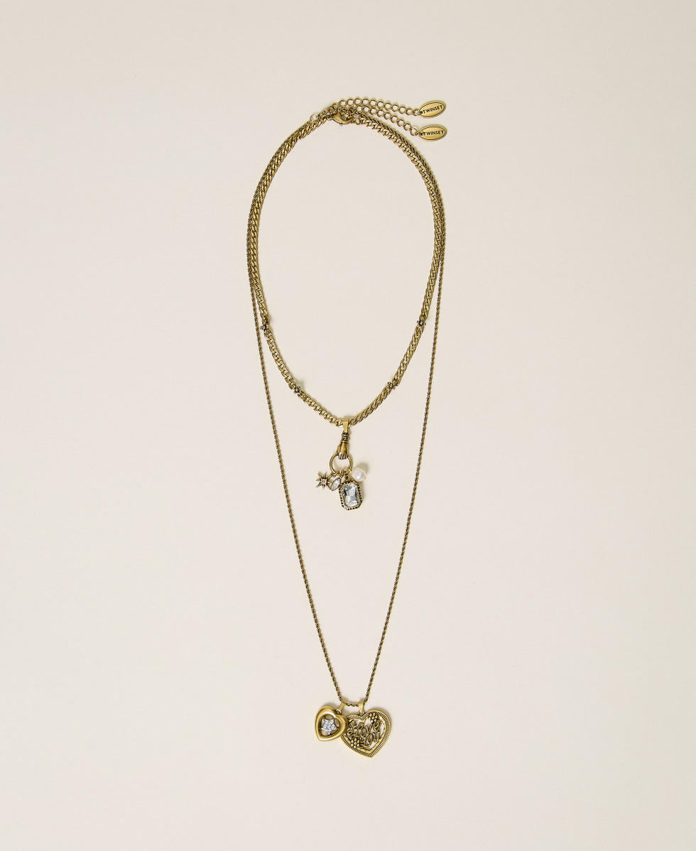 Parure de colliers avec pendentifs Natural Old Gold Femme 262TO5390_13015_01