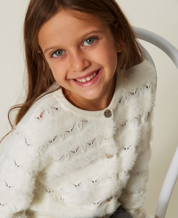 Baby&acute;s cardigan with logo buttons