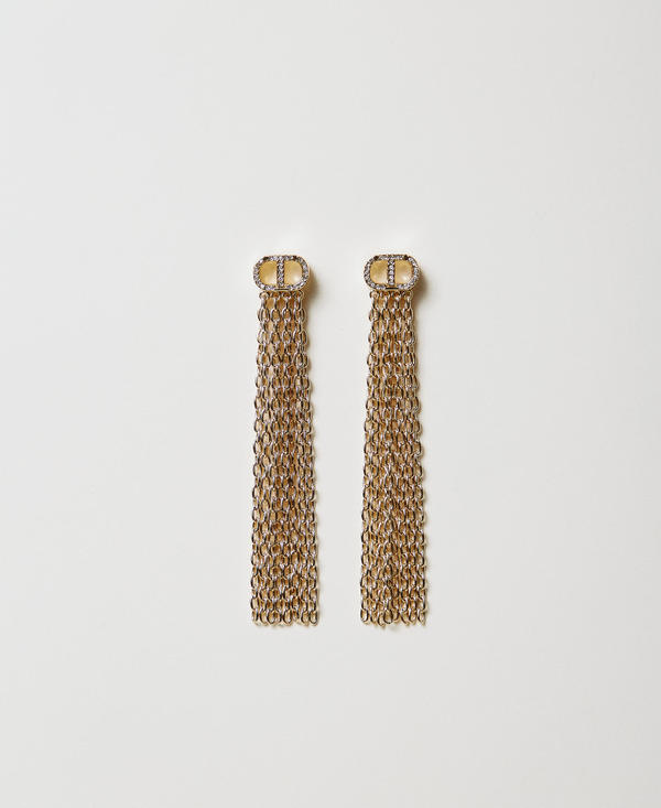 Orecchini con frange e Oval T