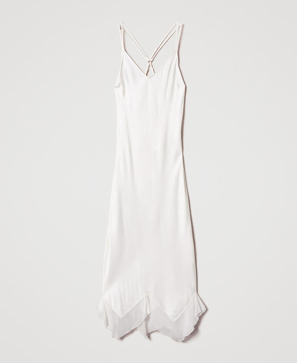 Combinación larga de raso