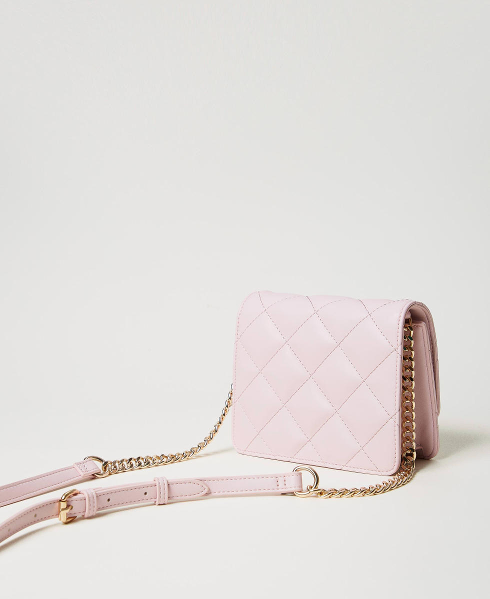 &lsquo;Audrey&rsquo; small quilted shoulder bag Parisienne Pink Woman 251TB7373_00714_03