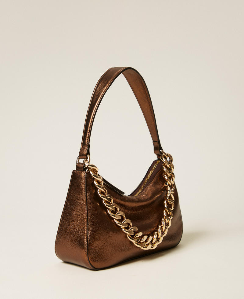 Liliane medium laminated leather bag Bronze Woman 261TD8410_00061_02