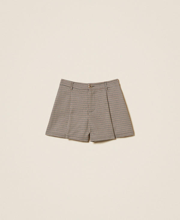 Houndstooth shorts