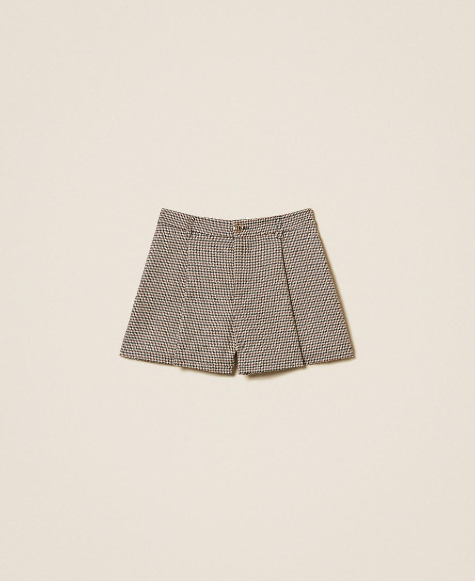 Houndstooth shorts