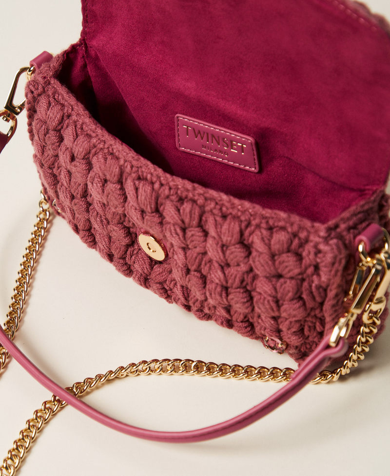 'Amie' crochet shoulder bag Rose Mauve Woman 252TB7190_12615_04