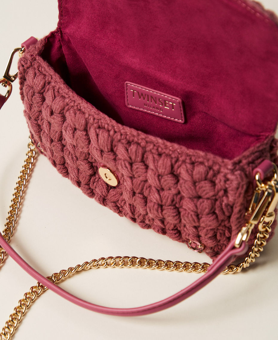 'Amie' crochet shoulder bag Rose Mauve Woman 252TB7190_12615_04