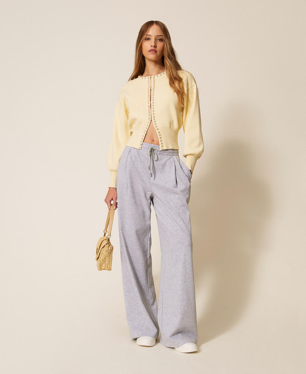 Pantalon ample en molleton