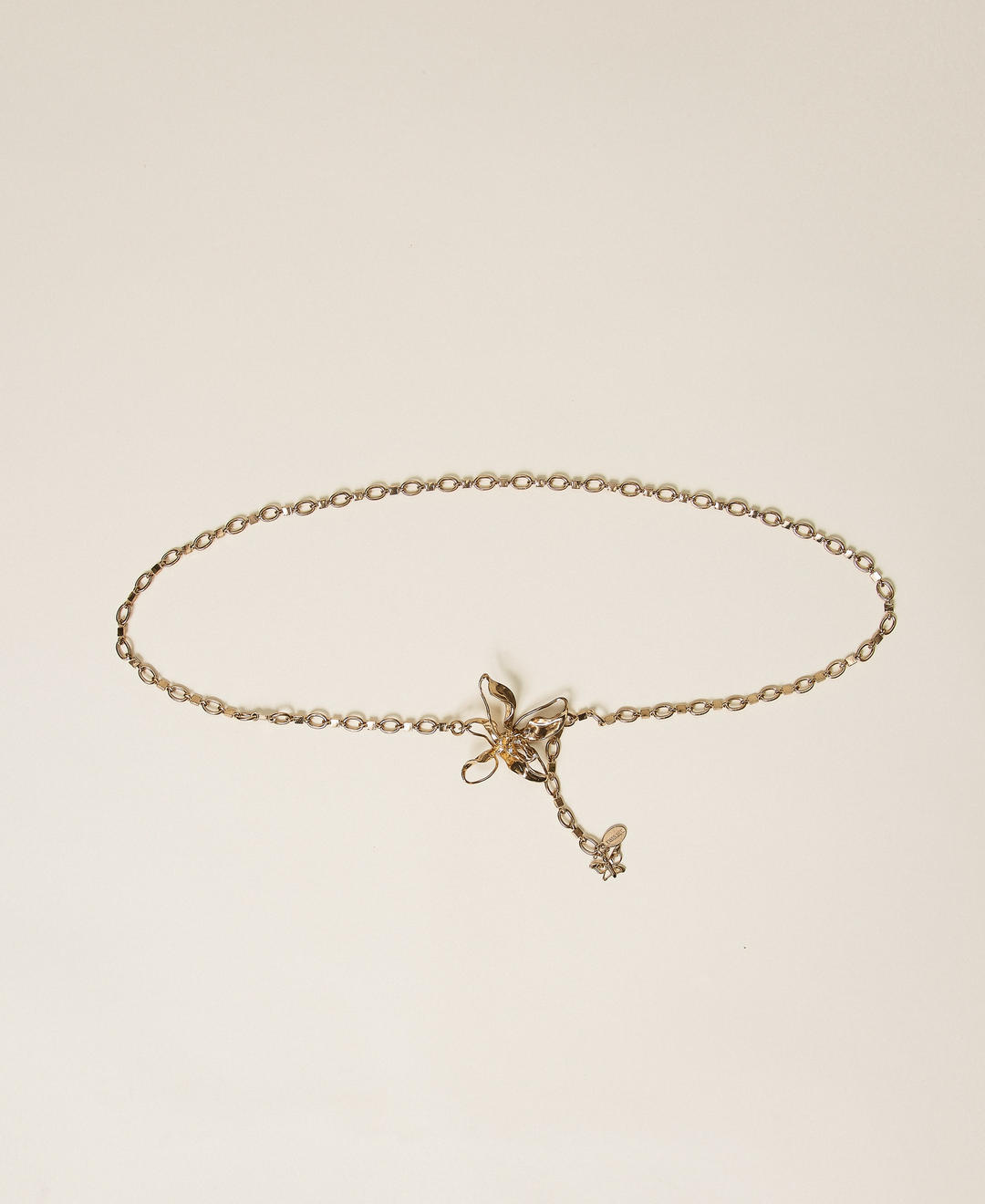 Ceinture en chaîne avec fleur