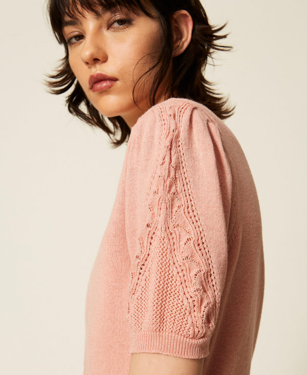 Jersey de mezcla de lana punzonada