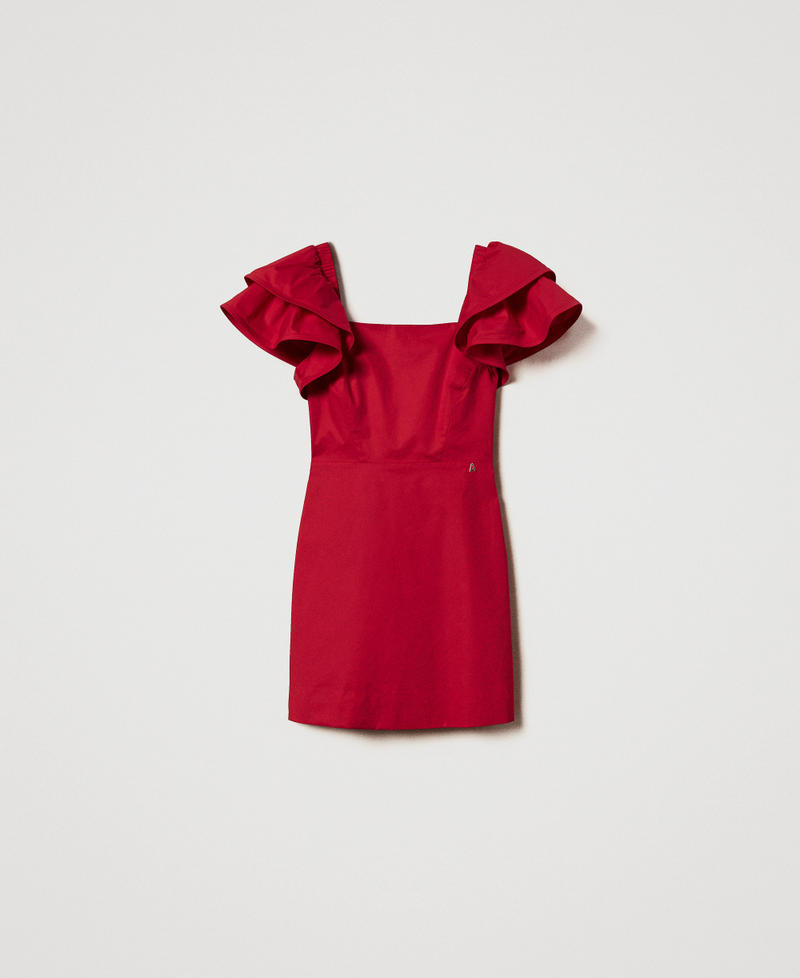 Fitted dress with flounce sleeves Love Potion Woman 251AP2309_12120_S0