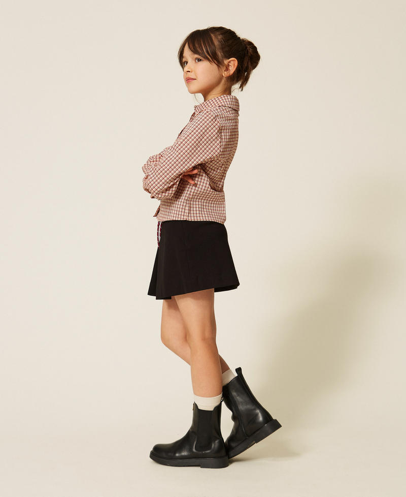 Short skirt with bow Black Girl 262GJ2082_00006_02