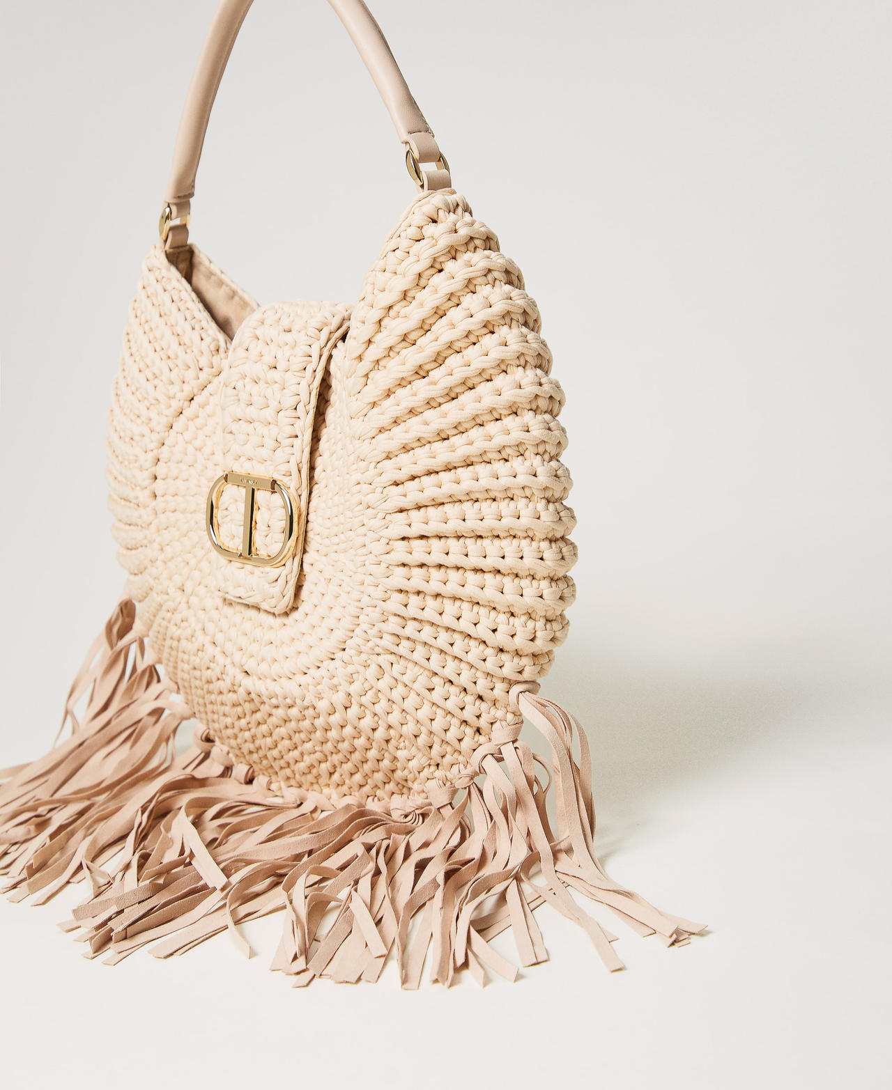 Besace « La Coquillette » en crochet Blanc Naturel Femme 251TD8140_00497_02
