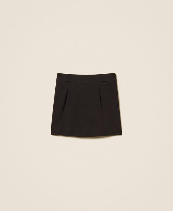 Short skirt with bow