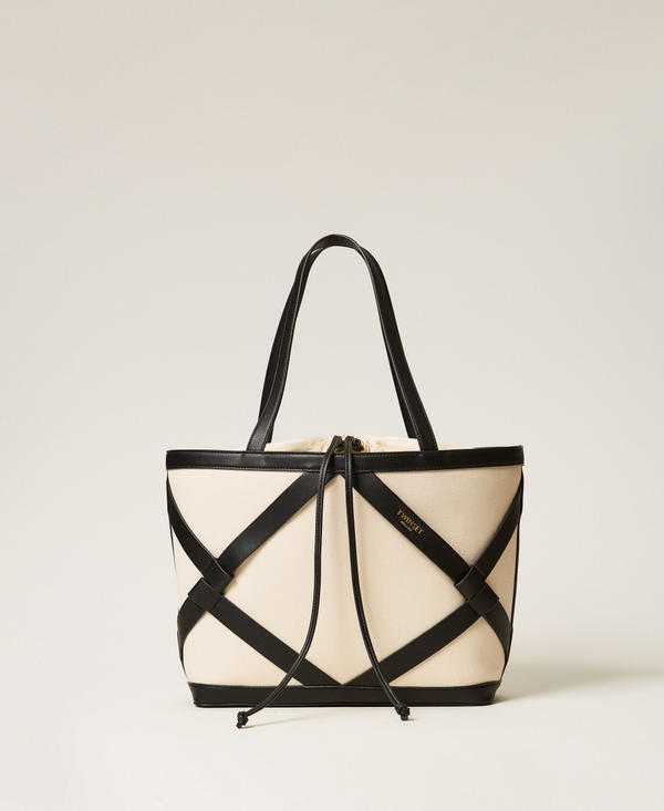 Canvas shopper bag