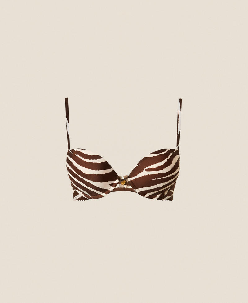 Sujetador push-up con animal print Zebra Print Mujer 252LI6C44_12668_S0