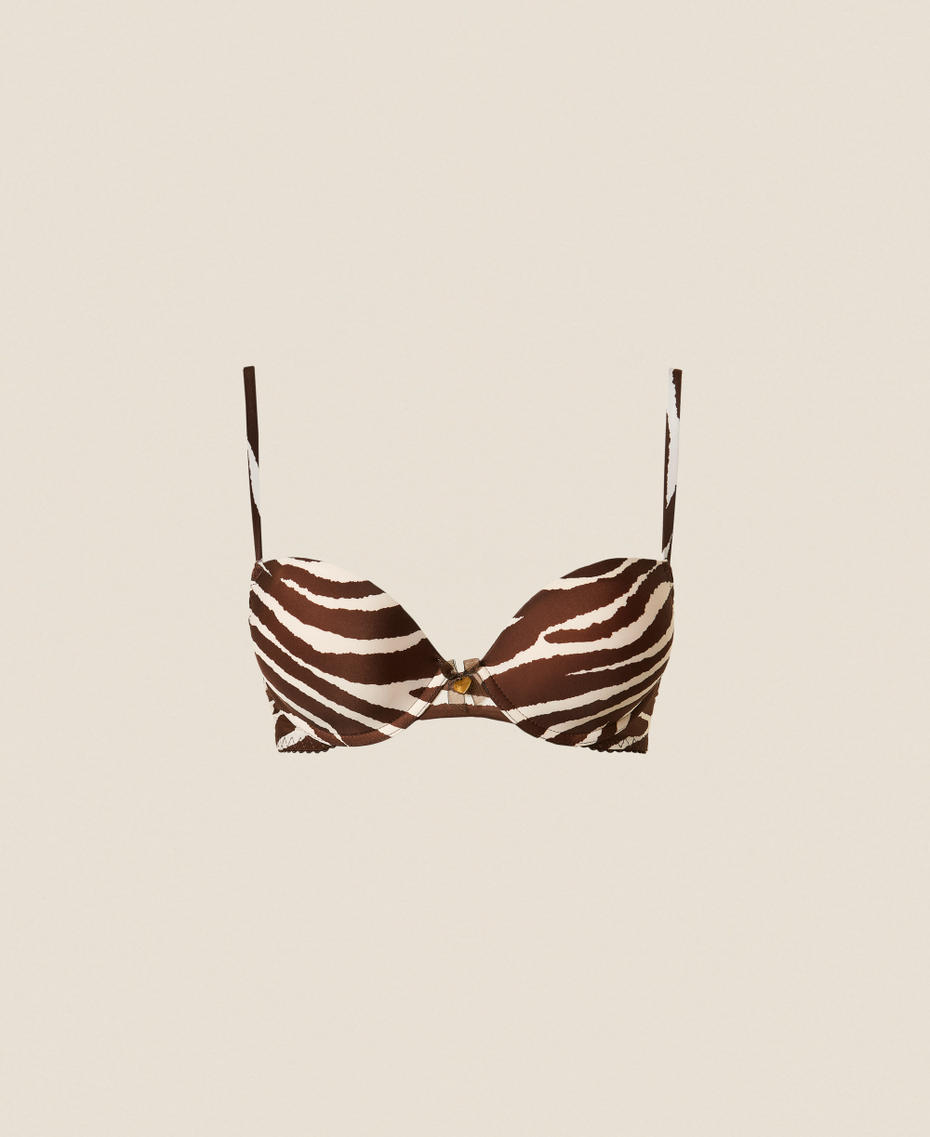 Sujetador push-up con animal print Zebra Print Mujer 252LI6C44_12668_S0