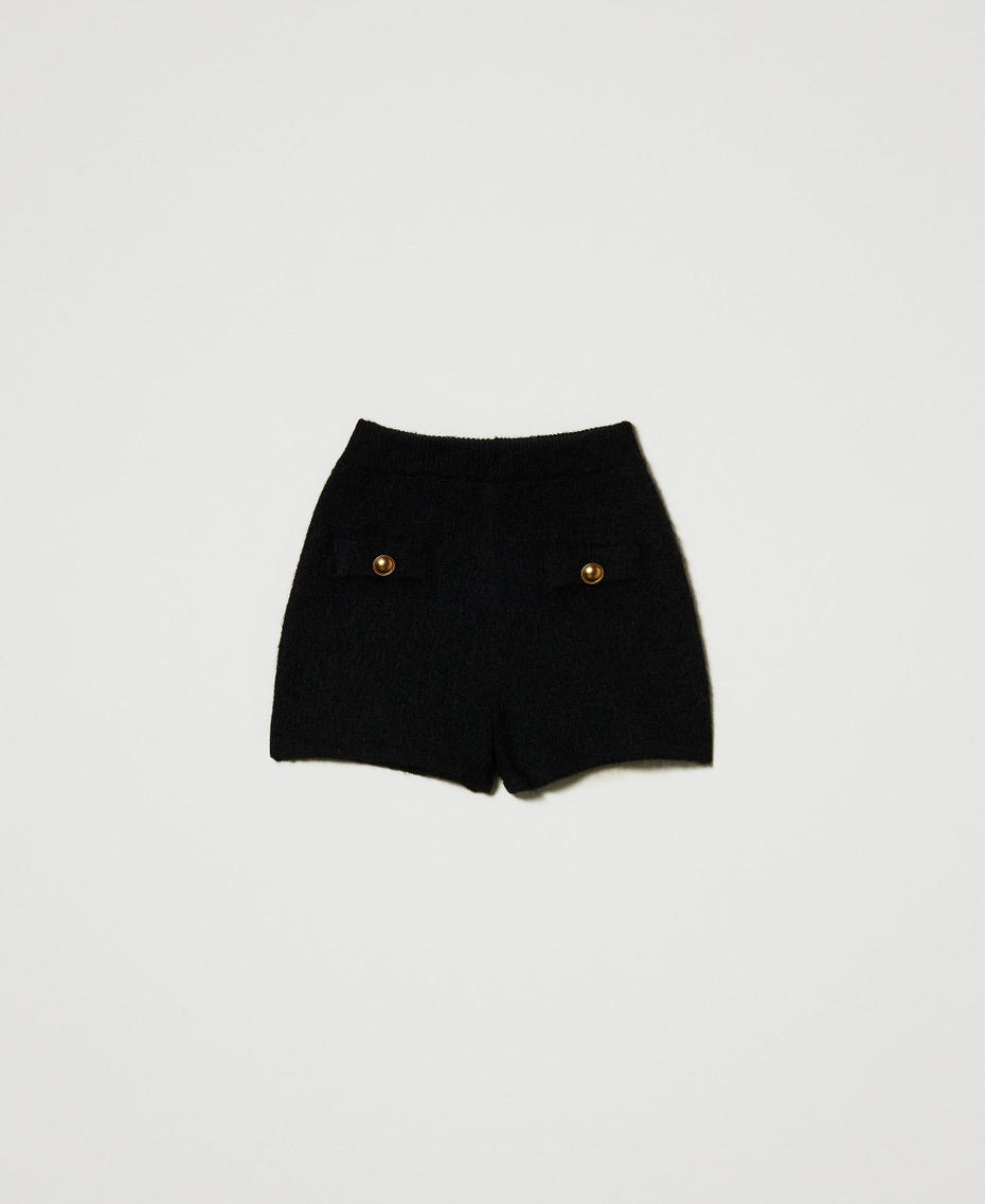 'Emily' mohair blend knit shorts