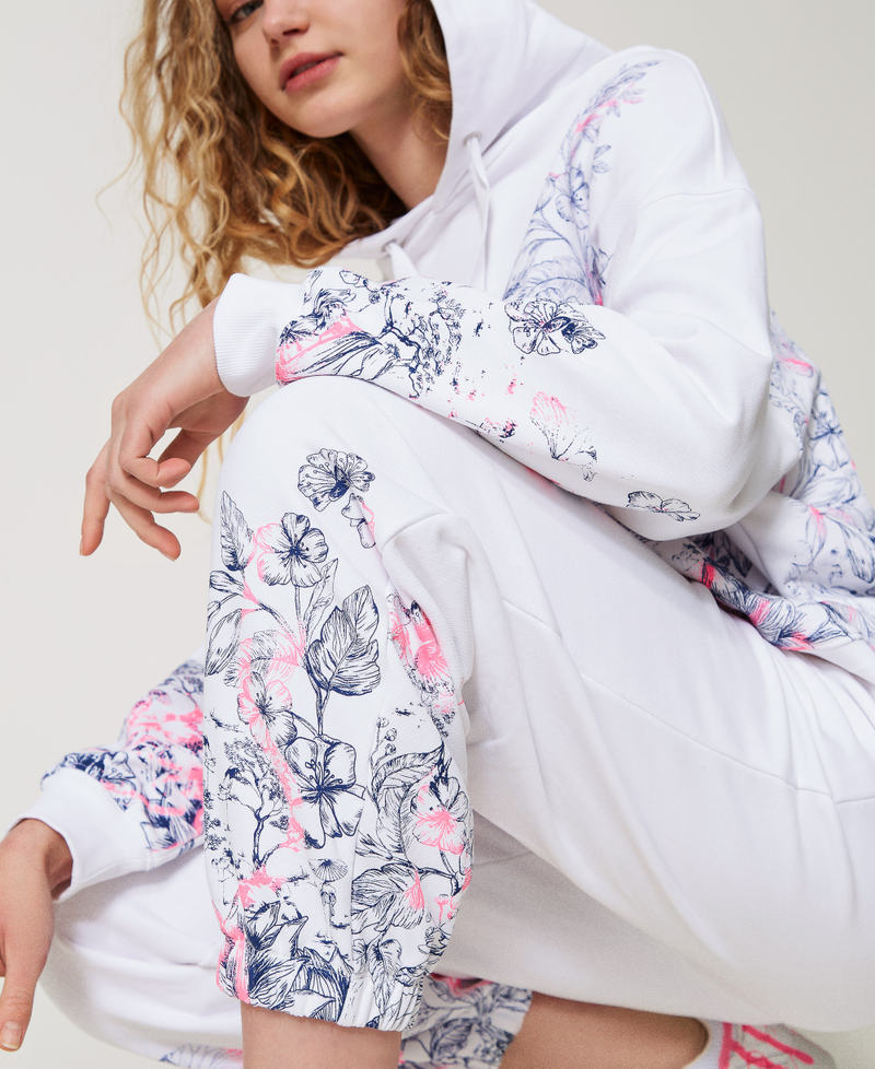 MYFO joggers with print Sprayed Toile de Jouy Woman 251AQ2031_12432_04
